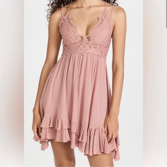 Free People Other - Free People Adelia Slip Dress “Rose” Size XS NWT